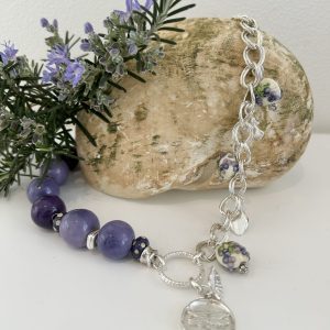Collier « Glycine”