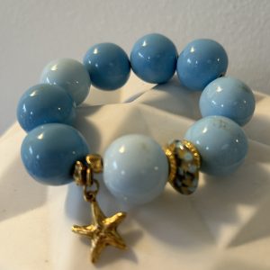 Bracelet "Un printemps bleu"