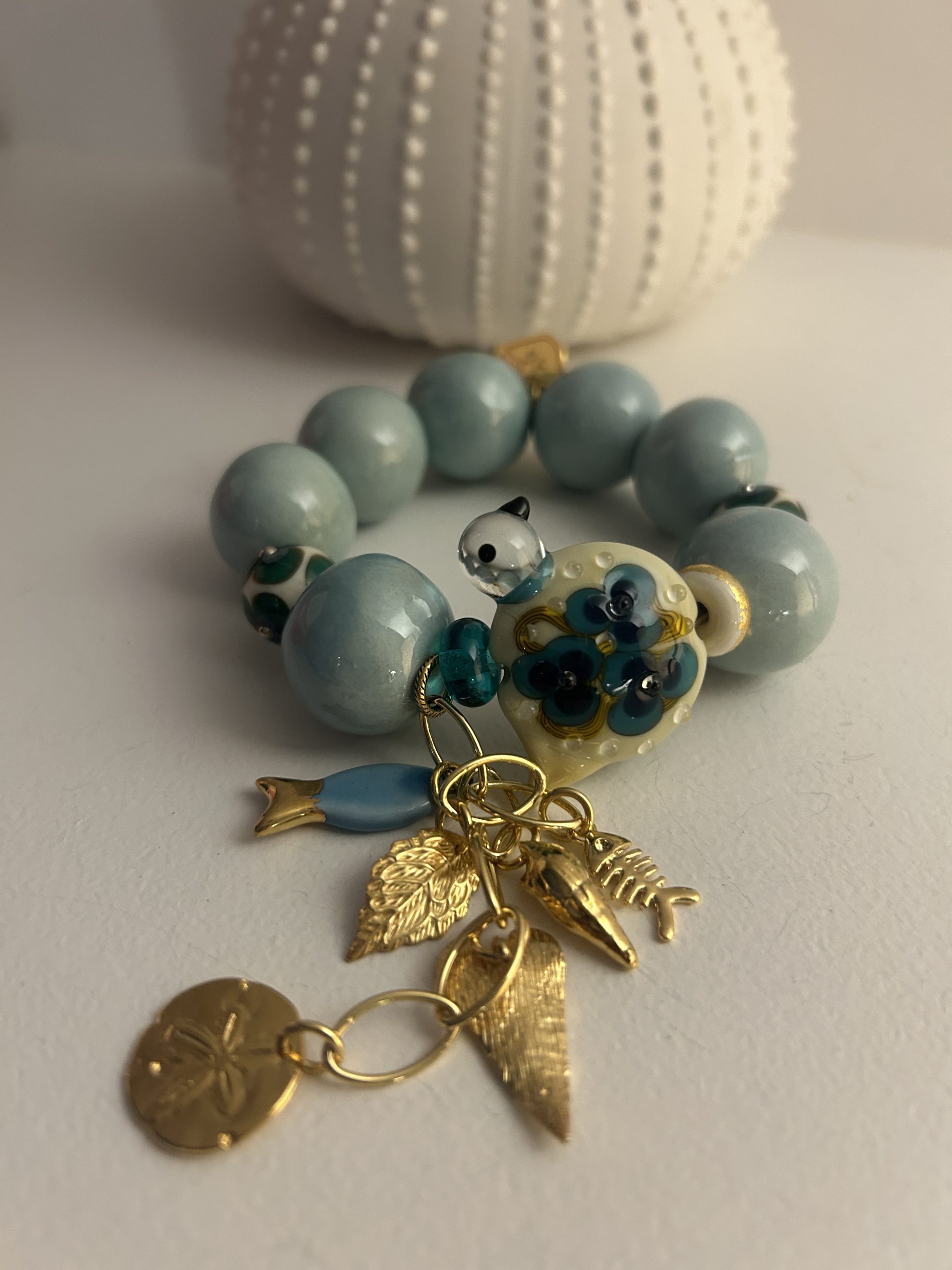 Bracelet « Un jardin sur la mer »